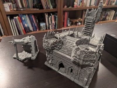 Orc Barracks & Hut Kingdom of Azragor Fantasy LOTR MeSBG terrain scenery