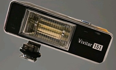 Vivitar 151 Shoe Mount Electronic Flash for Film Camera Hot Shoe