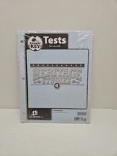 New Sealed BJU Press Heritage Studies 4 Third Edition Tests Answer Key 295865