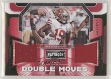 2020 Panini Playbook Double Moves Relics Gold 54/149 Deebo Samuel #DM-DS ni4