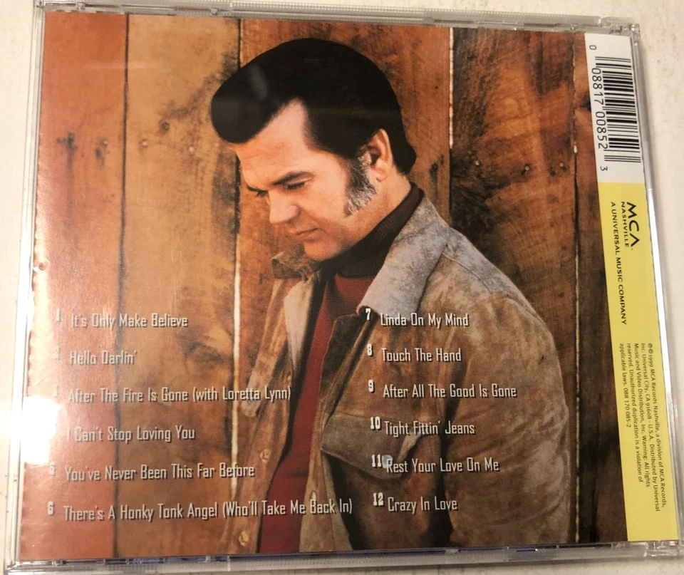 Conway Twitty The Millennium Collection 20th Century Masters The Best of CD - Image 2 of 4