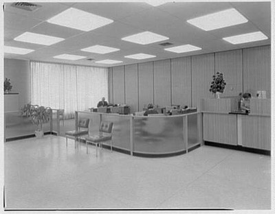 Springfield Blvd 61st Ave Queens NY 1968 Edison Savings Loan Interior