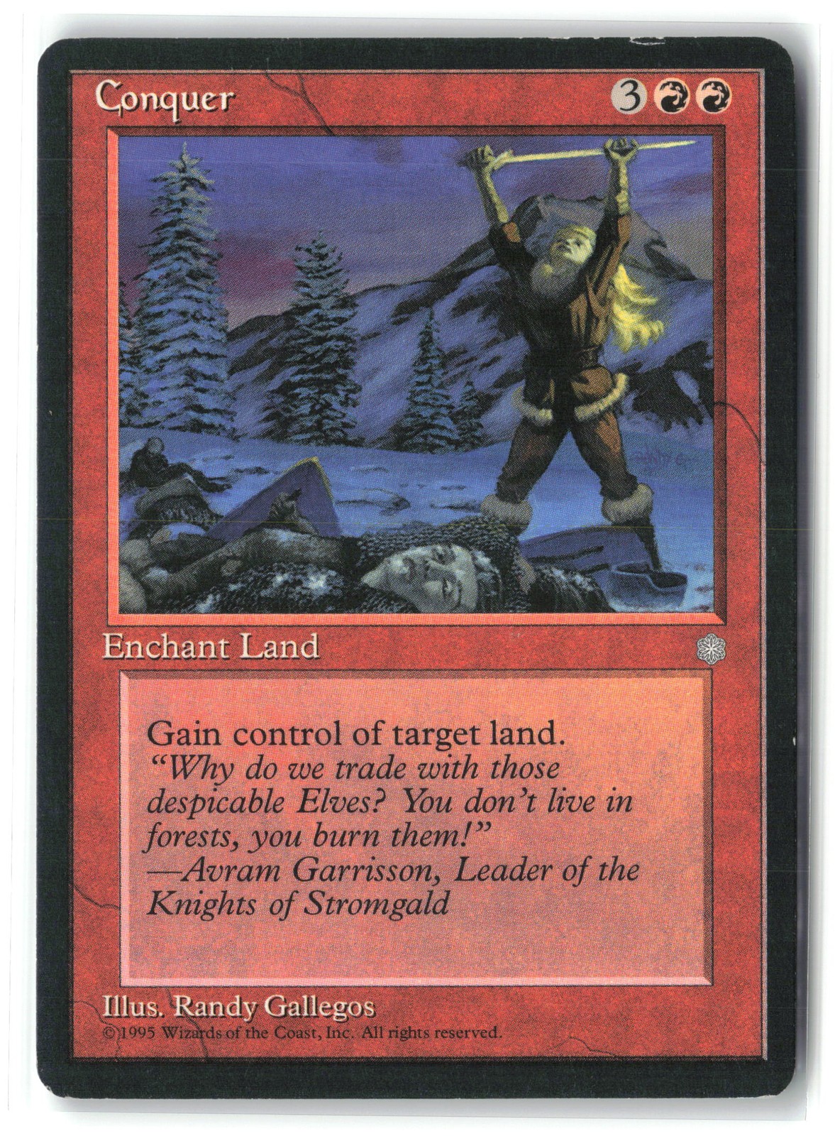 Magic MTG Conquer Ice Age LIGHTLY PLAYED OR BETTER