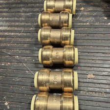 Lot Of 6 Sharkbite Style 3/4" Push-to-Connect x 3/4" Push-to-Connect Coupling