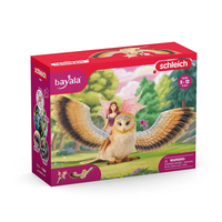 Schleich Spielfigur Elfe Auf Glitzer-Eule (70789) Zustand : Neu