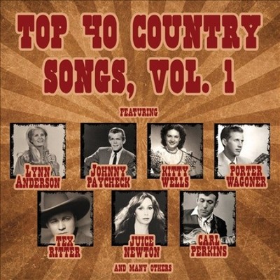 Top 40 Country Songs, Vol. 1 [Box] by Various Artists [CD]