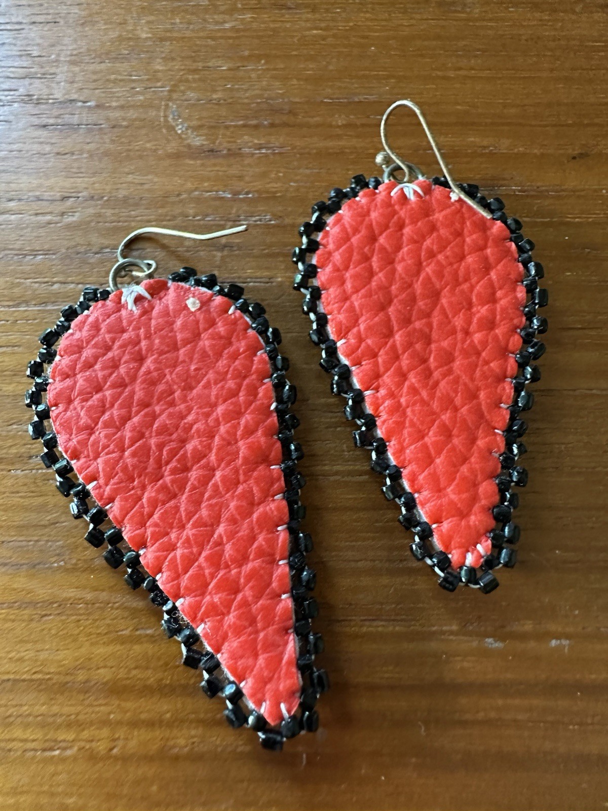 Native American Beaded Abalone Shell Earrings – T… - image 3