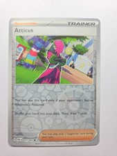 Atticus 077/091 Sv: Paldean Fates Reverse Paf Reverse Holo Near Mint Nm Pokemon