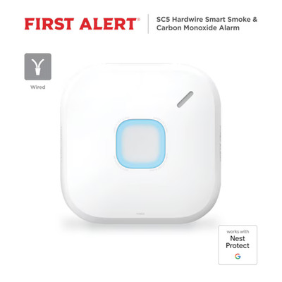 First Alert SC5 Hardwire Smart Smoke and Carbon Monoxide Alarm