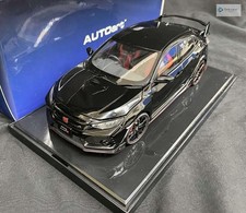 AUTOart 1/18 Honda Civic Type R (FK8) 2021 Crystal Black Pearl Collectible