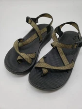 Chaco Classic Sandals Mens 12 Green Trail Hiking Vibram River Sport Shoes