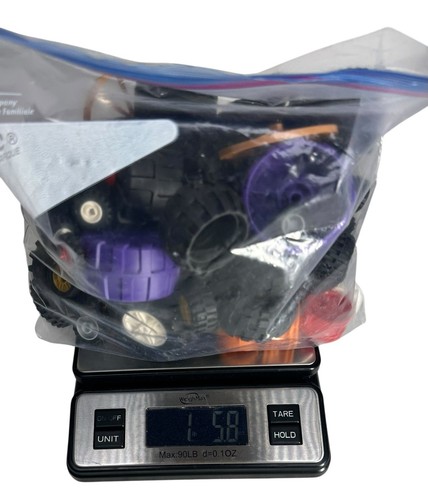 LEGO Wheel Tire Rims Lot 1 Pound And A Half Different Sizes Wheels Tires 1.5 - Picture 7 of 7
