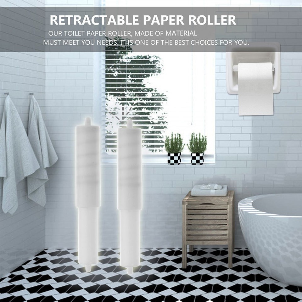 Roll Carton Holder Paper Box Roller Toilet Replacement Rod Spring ...