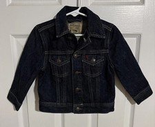 Polo Ralph Lauren Youth Size 2T Blue Dark Denim Trucker Jacket