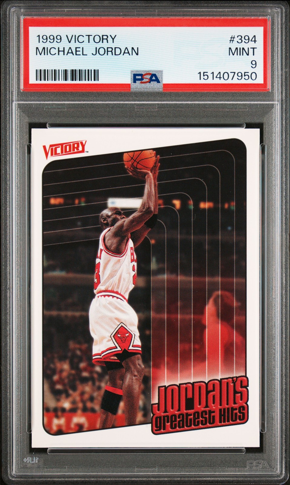 1999 UD VICTORY #394 MICHAEL JORDAN PSA 9