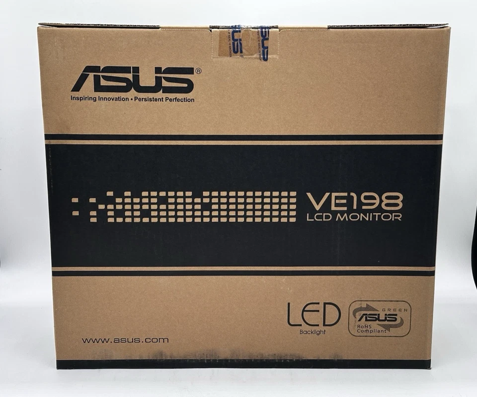 Asus VE198T 19" LED LCD Widescreen Monitor VE198-New Sealed Box - Image 2 of 4