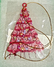 Pink Flamingo Christmas Tree Ornament New Gift Boxed Bird Holiday Nature Resin