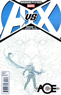 AVENGERS Vs. X-MEN #4 Jerome Opena SKETCH Cover 1:200