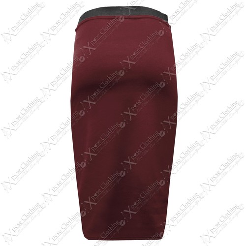 WOMENS BODYCON STRETCH WAIST PENCIL SKIRTS LADIES SKIRT LONG OFFICE WORK SEXY - Picture 10 of 90