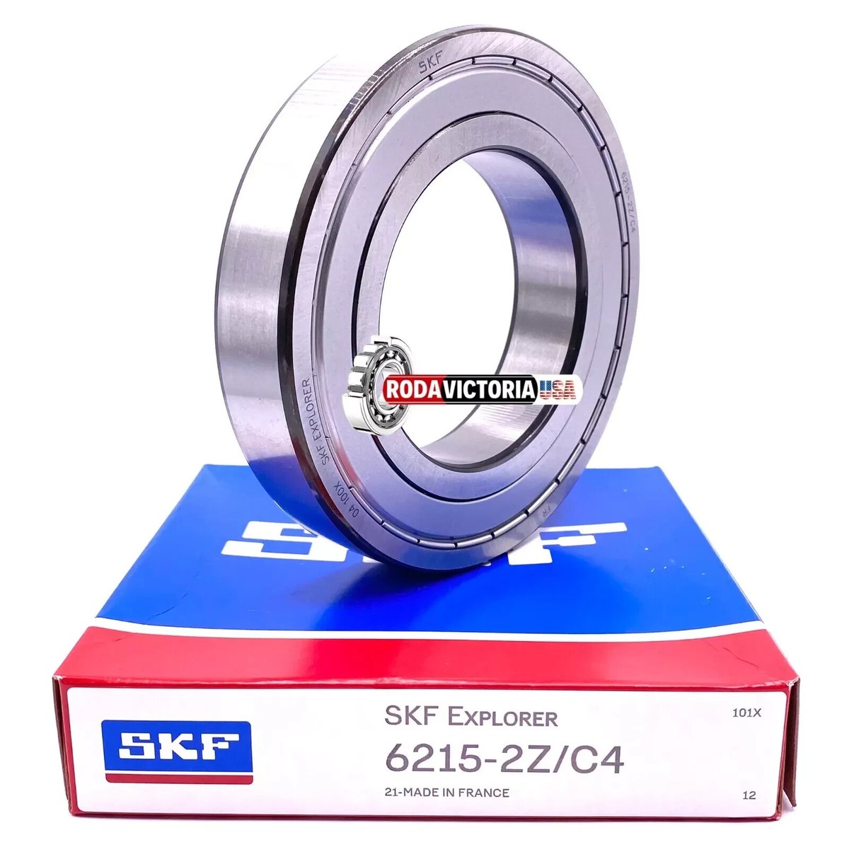 SKF 6215 2Z C4 DEEP GROOVE BALL BEARING, METAL SHIELDED 75x130x25