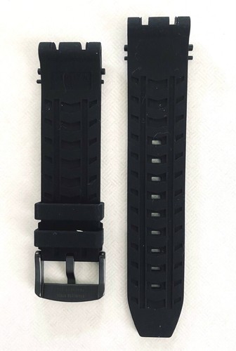 Cinturino per orologio originale Tissot T-Race T115417A T115407A T115427A in gomma nera - Foto 3 di 3