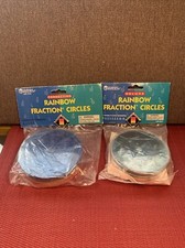 Lot Of 2 Learning Resources Rainbow Fraction Circles Overhead Manipulatives