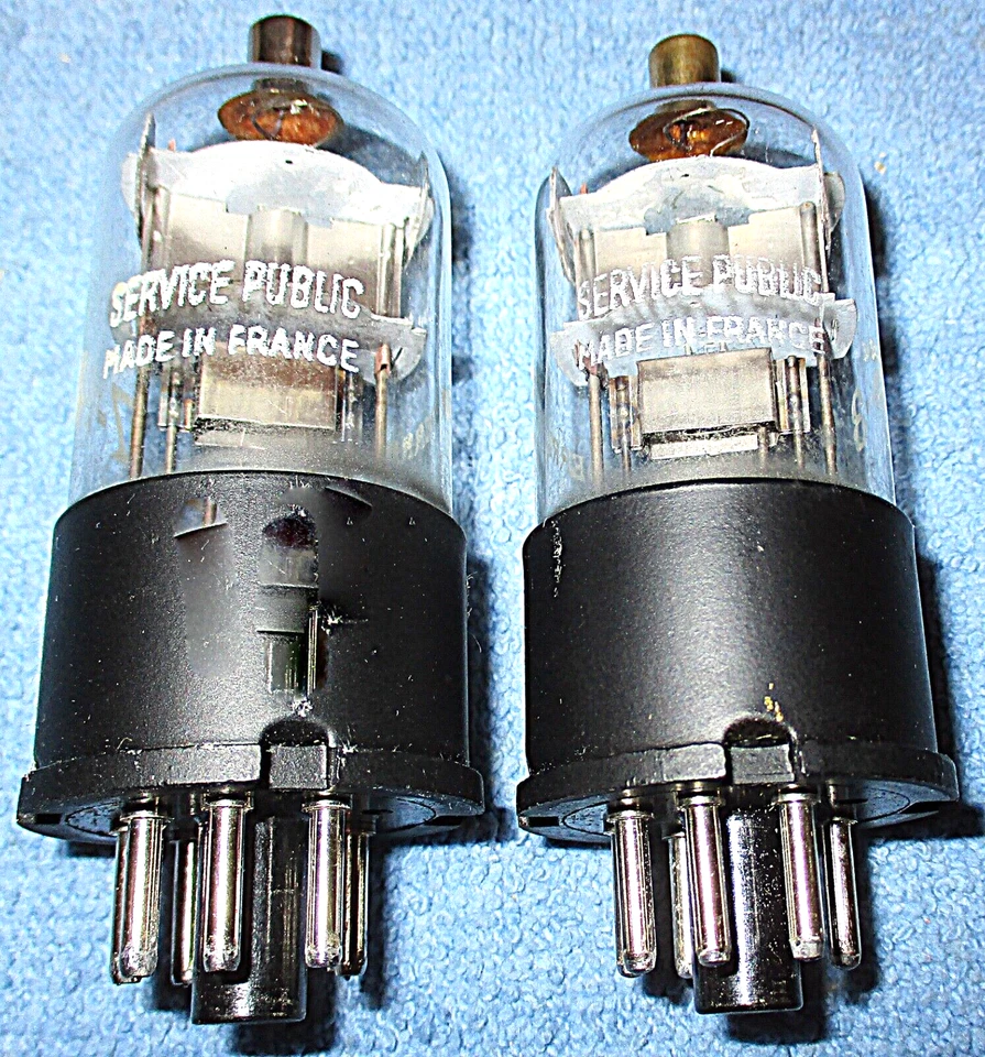 2 tubos de vacío NOS Visseaux 1H5-GT 1953 triodos/diodos para radios vintage Foto 3 de 4