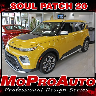 FITS 2020-2025 KIA SOUL Hood Decals Rear Stripes PATCH Body Vinyl Graphic Kit