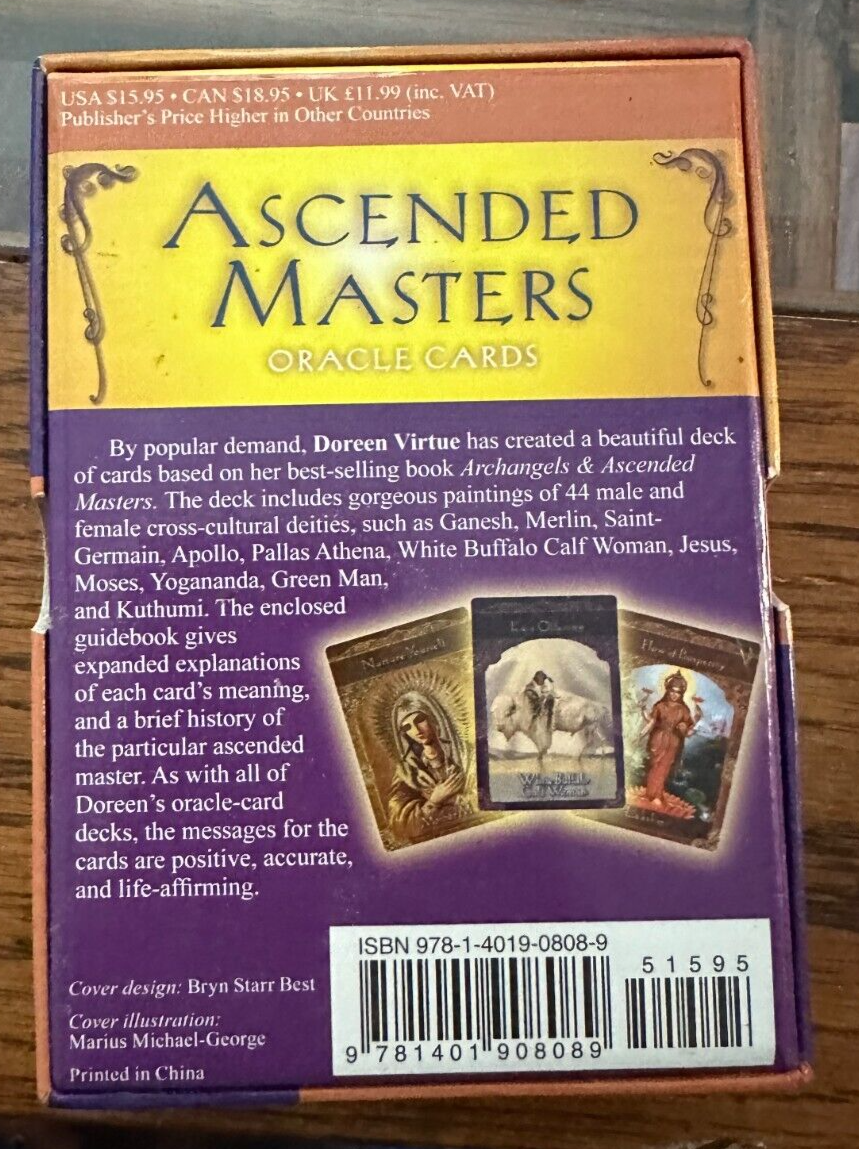 ASCENDED MASTERS オラクルカード Doreen Virtue Ascended Masters divination Oracle Cards Doreen virtue Card