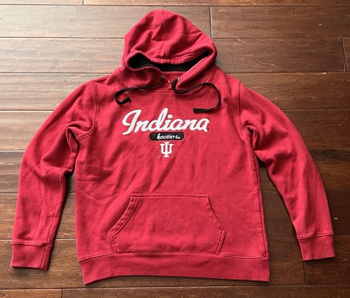 Stadium Athletics Indiana Hoosiers Damen mittlere Tasche Logo Hoodie Sweatshirt