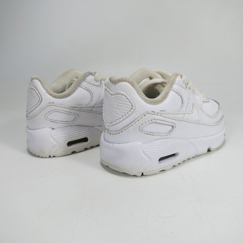 Nike Air Max 90 Jungen Größe 5C weiß sportliche Laufschuhe Turnschuhe CD6868-100 - Bild 8 von 13