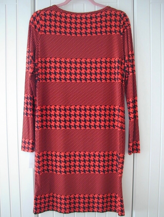 Fab Michael Kors Orange and Black Knee Length Dress size 12. BNWT  rrp £160 image 3