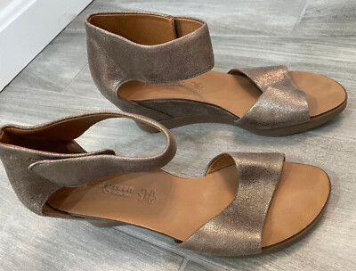 Paul Green Womens Tammy Suede Ankle Strap Wedge Sandals Brown Tan Size 5.5  | eBay