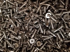 #10-16 x 3/4 Self Drilling Screw Phillips Flat Head Undercut #3 Point Stainless 