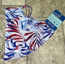 NWT Reel Legends Fishing Red White Blue Patriot Face Mask Sun Shield Neck Gaiter