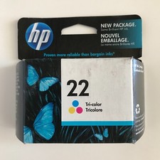New Old Stock Genuine HP 22 Tri-Color C9352AN Ink Cartridge Cyan Yellow Magenta