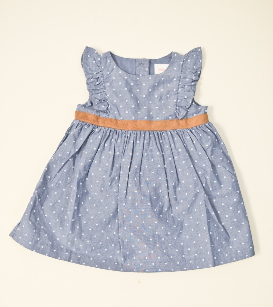 Gymboree Chambray Polka Dot Baby Girl's Fall Dress [140172679-GYM001] | eBay