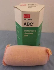 NEW NOS K+E 58 0660 ABC Draftsman's Cleaning Pad Drafting