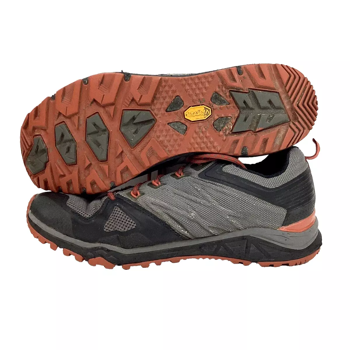 The North Face Men s Sz 11 Ultra Fastpack II Gray Black Hiking Shoes 11 161