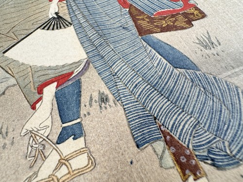 Japanese Woodblock Print “Keihin bijin-zu” Koryusai Ukiyo-e Ha Gashu No.104 - Picture 8 of 9