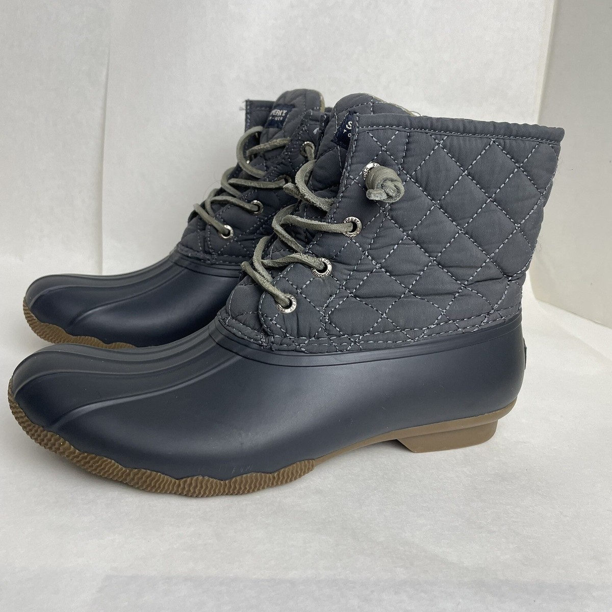 quilted duck boots sperry