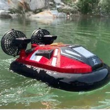 2,4G Fernbedienung amphibisches Luftkissenfahrzeug 4-Wege RC Speedboat Spielzeug für Land & Wasser