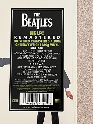 The Beatles - Help! 180 Gram Heavyweight Vinyl LP Record