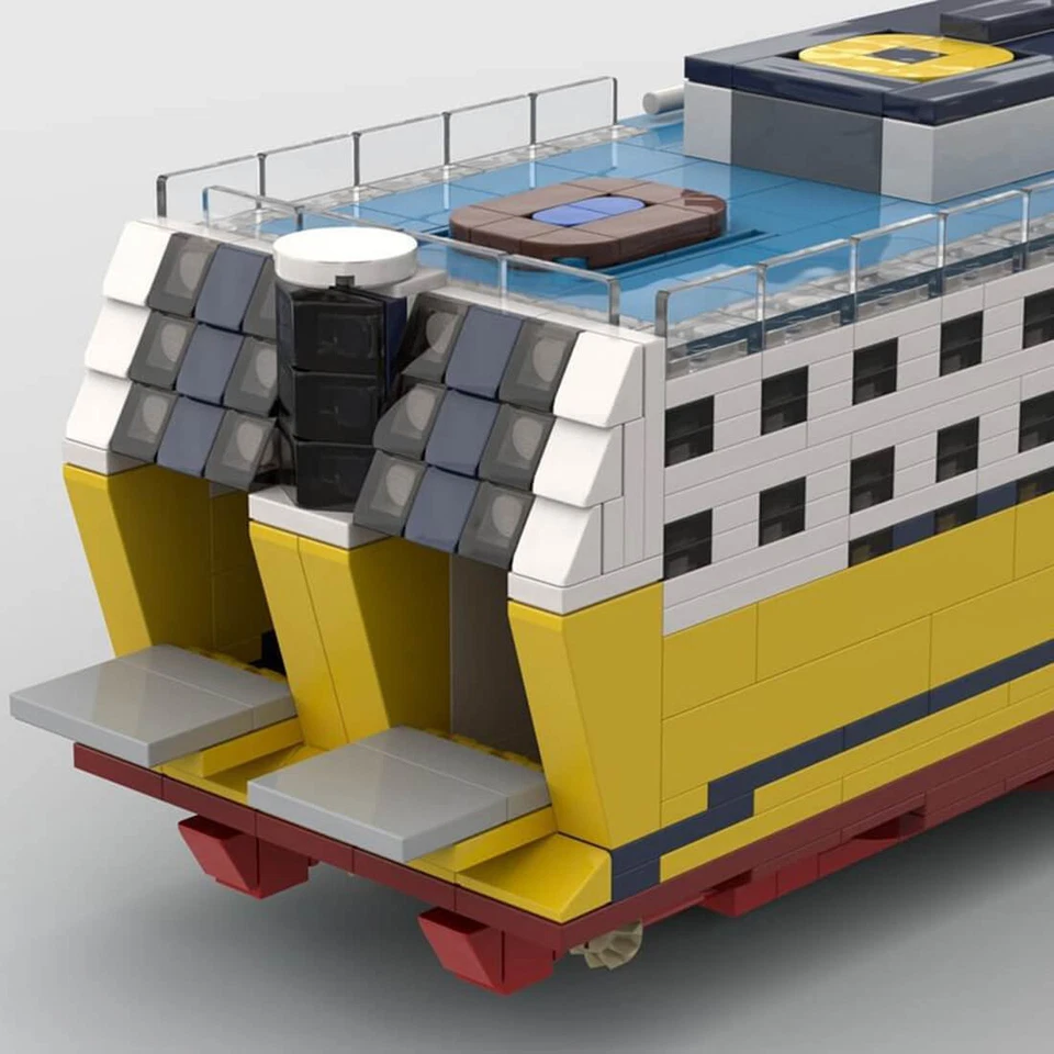 Custom MOC-75498 1/325 Scale Mega Express for Set 10294 1896 Pieces for Age 10+ - Image 4 of 4