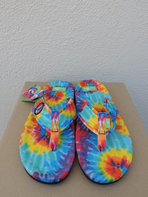 sanuk grateful dead flip flops