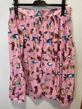 Hot topic Disney Alice In Wonderland Retro Skirt Pink XL