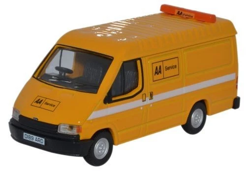 VANS Oxford Diecast Ford Transit Van Mk.3 'AA' modellino pressofuso scala 1:76 OO nuovo