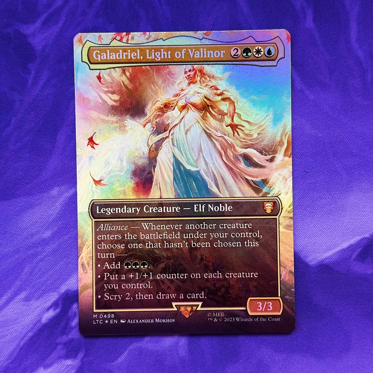 FOIL Galadriel, Light of Valino LTR MTG Lord of the Rings: Tales