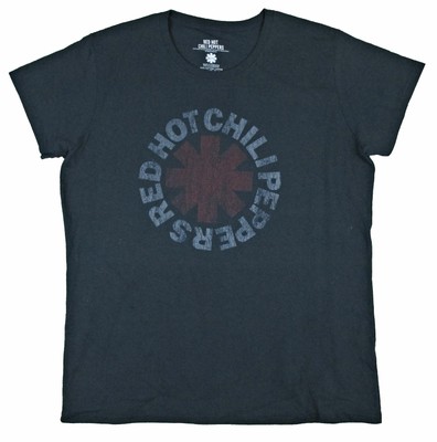 Red Hot Chili Peppers Faded Logo Black 