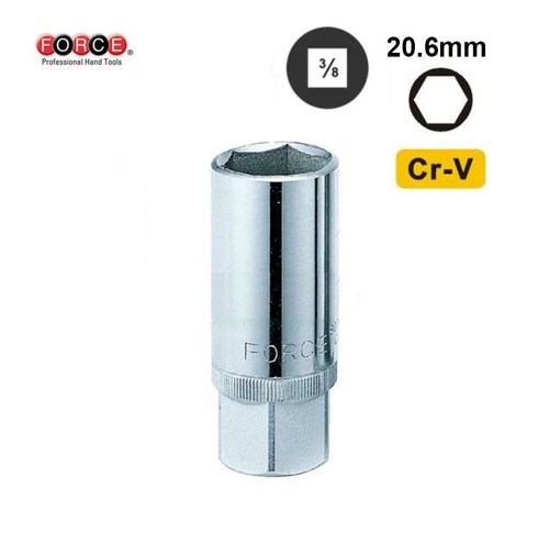 Toma de bujía Force 3/8" Dr 70 mmL con/sin magnético 16 mm y 20,6 mm opción - Imagen 6 de 8